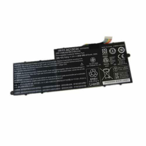Batterie pour AC13C34 Acer Aspire E3-111 E3-112 E3-112M ES1-111 ES1-111M V5-122P V5-132P(compatible)