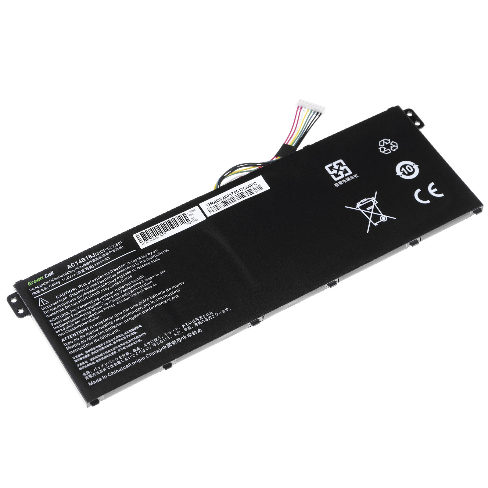 Batterie pour Acer Aspire ES 17 ES1-731-P892 ES1-731-P8H6 ES1-731-P9RR(compatible)