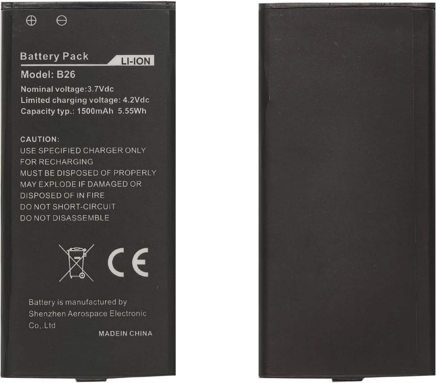 (image pour) Batterie pour 3.7V 1500mAh B26 for Caterpillar Phone