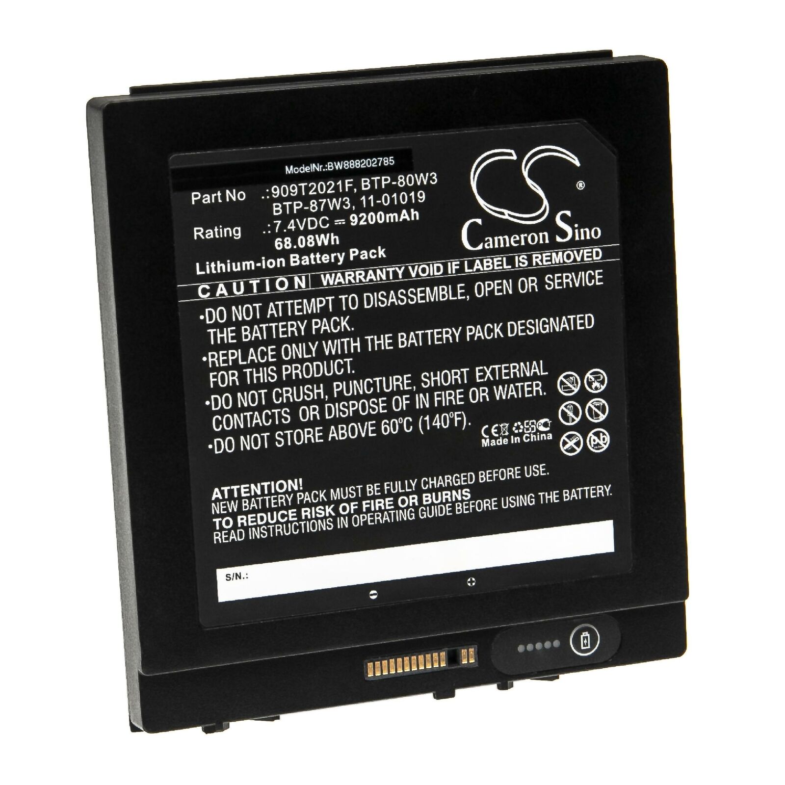 Batterie 909T2021F BTP-87W3 BTP-80W3 Xplore iX104C2D iX104RD XC6 DMSR(compatible)