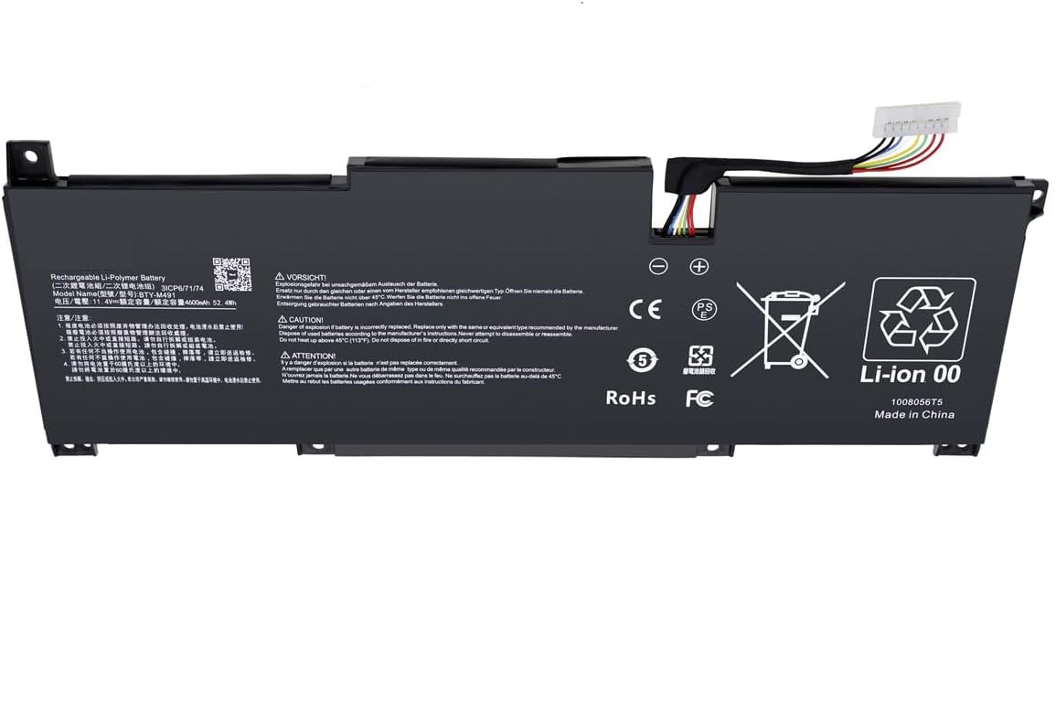 (image pour) Batterie pour BTY-M491 MSI Modern 15 A11M MS-1552 15M A11SDK A11UEKV 11.4V