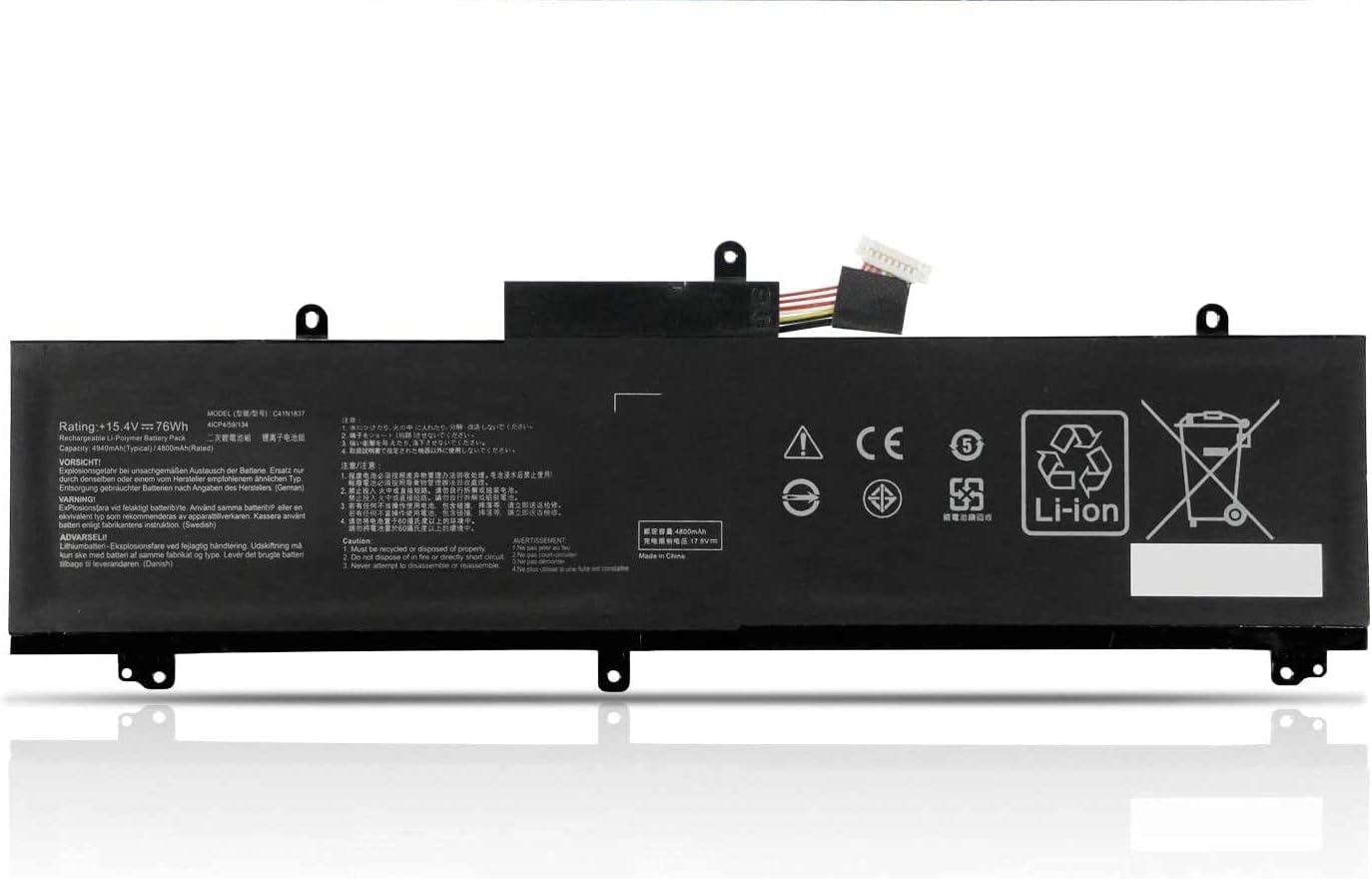 Batterie pour C41N1837 ASUS ROG Zephyrus GA502 GA502D GA502DU GA502GU GA502IV (compatible)