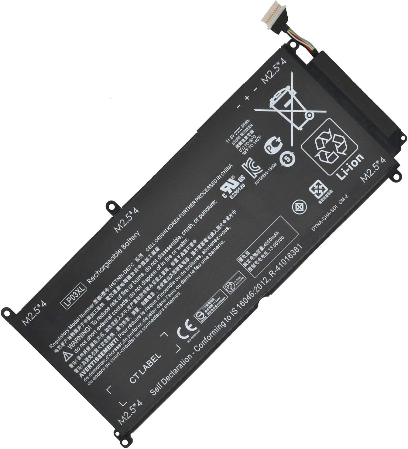 LP03XL HP ENVY 15-ae020TX 15-ah000na 15-ah151sa M6-P M6-P113DX compatible battery