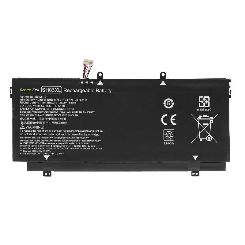 Batterie pour HP Spectre x360 13-AC002NG 13-AC002NK 13-AC002NN 13-AC002NO(compatible)