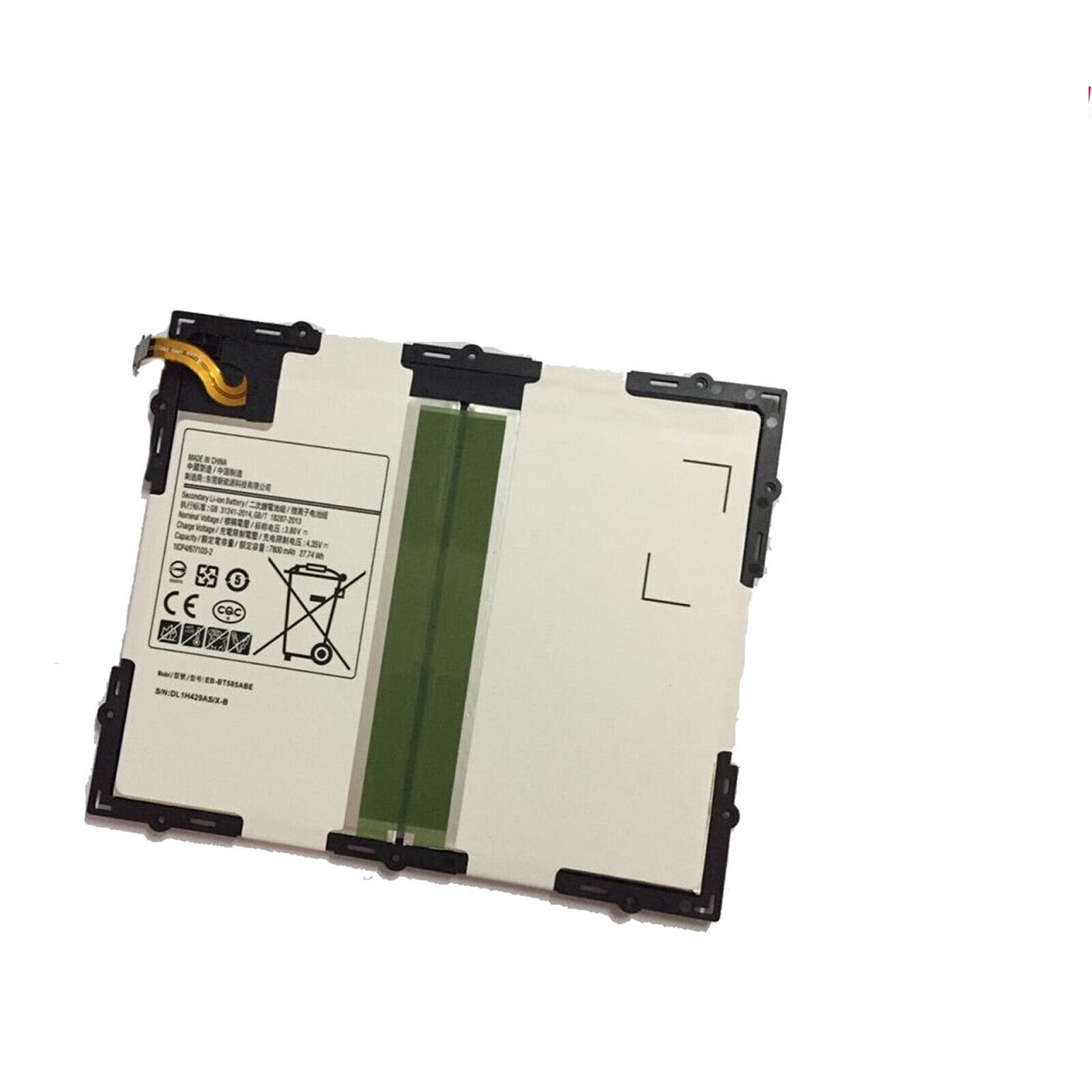 EB-BT585ABA Samsung SM-T580 SM-T585 Galaxy Tab A 10.1 compatible Battery