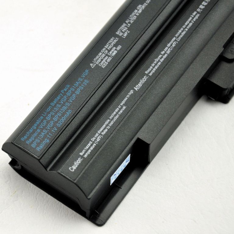 Sony Vaio VGN-FW5ZRF/H VGN-NS110E/S VGN-FW590FVB 6 cell compatible battery