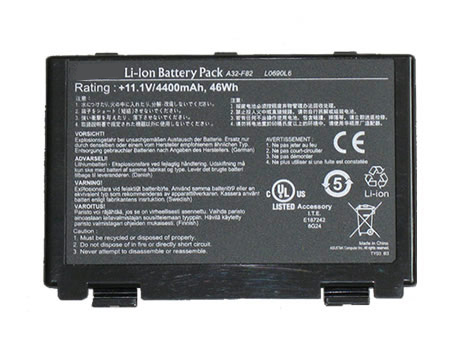 Batterie pour Asus P50ij P50in K50AB-X2A K50ij K40A K40S X8B X8D A32-F82